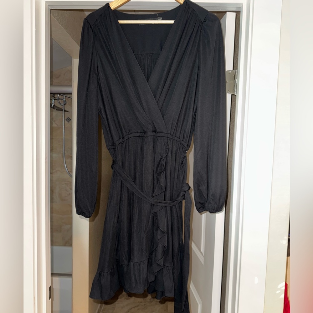 Ralph Lauren belted stretch jersey dress